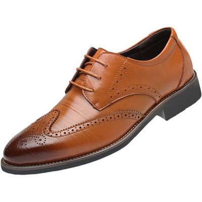 皮鞋男鞋休闲皮鞋英伦23特大码48