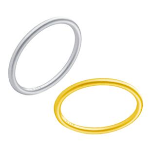 MODIAN摩典S999足银极简喷砂质感戒指女小众设计ins网红叠戴指环