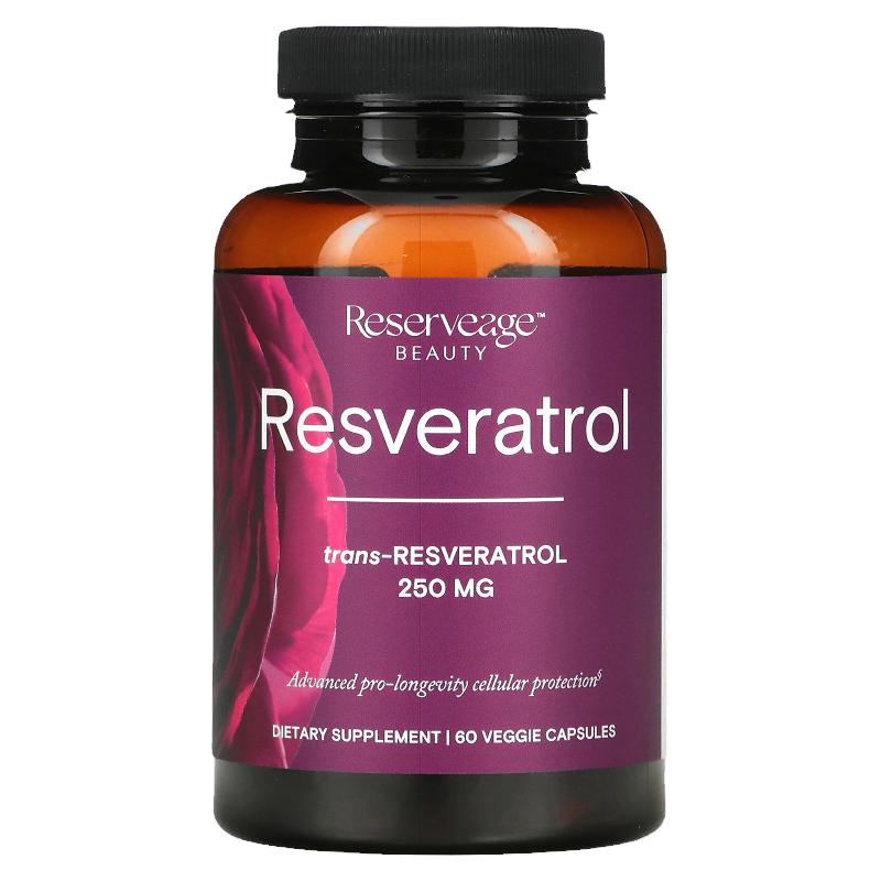 Reserveage Nutrition反式白藜芦醇精华槲皮帮助自由基抵抗