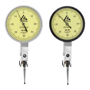 日本三量杠杆百分表一套表头0-0.8mm1丝高精度机械测针万向校表头
