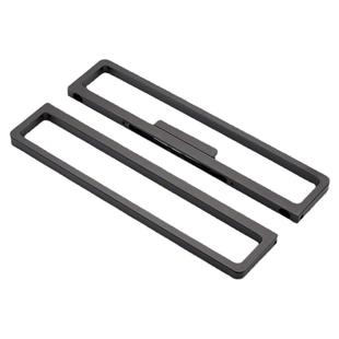 极窄推拉门拉手现代简约玻璃推拉门回形拉手门窗厨房门把手双钩锁