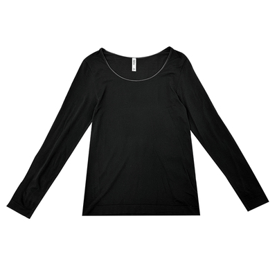 蓝色半岛低领无痕保暖内衣套装