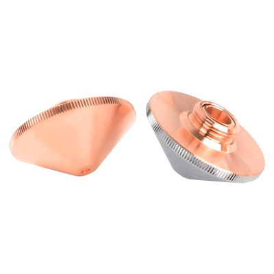 激光切割机喷嘴单层铜嘴万顺兴双层喷头配件割嘴嘉强D28宏山大族