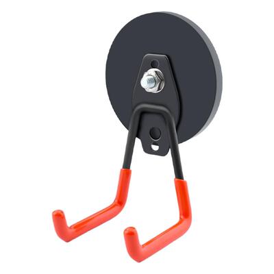 强磁包胶磁铁挂钩吸铁石超强吸力免钉孔大号磁力挂钩工具磁吸挂钩