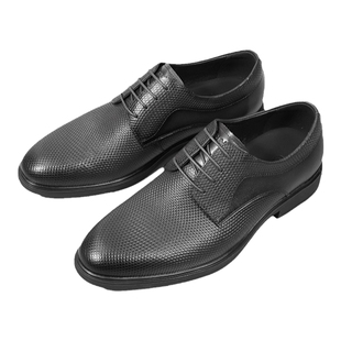 金利来男士皮鞋新款压纹商务正装男鞋系带潮流婚鞋防滑德比鞋