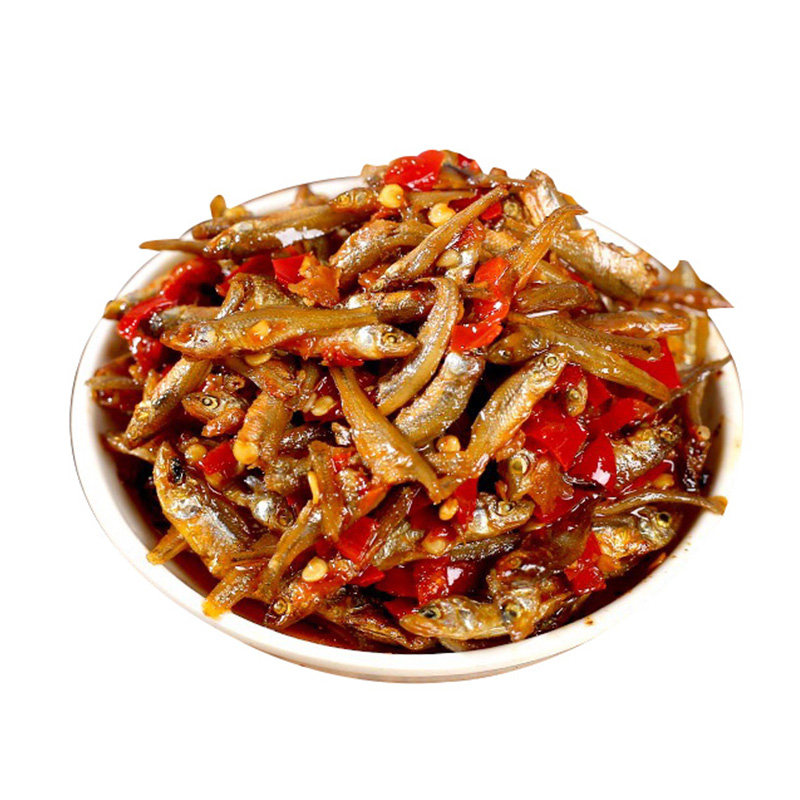 香辣柴火小鱼仔辣椒酱湖南即食鱼