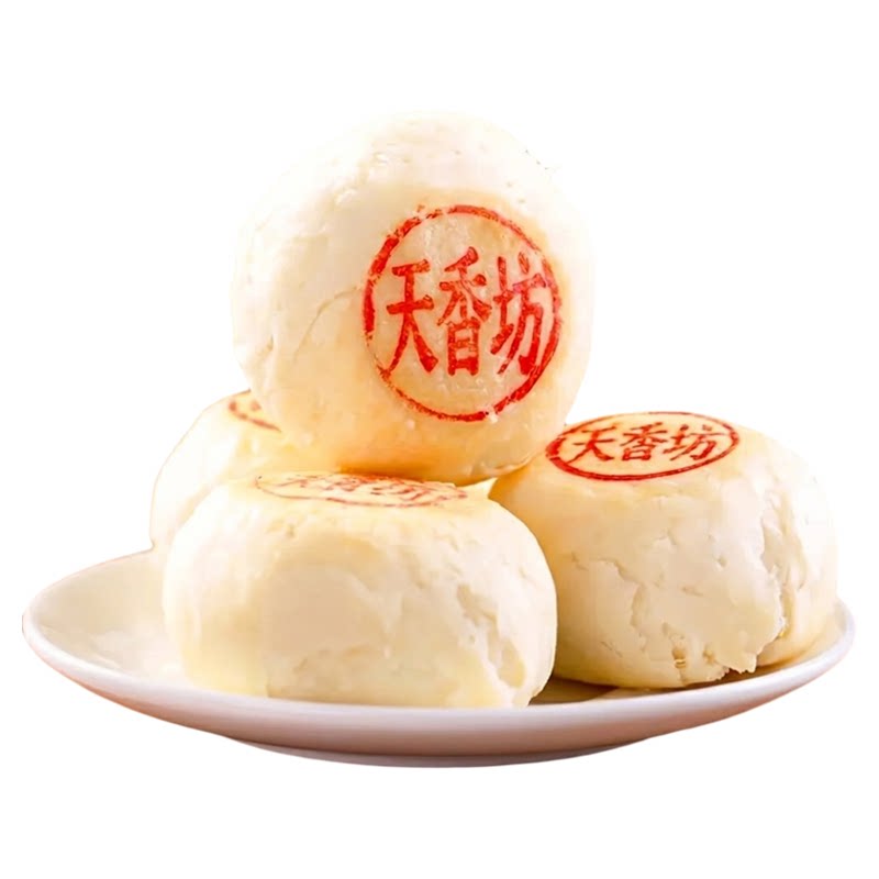 【皮酥馅足】天香坊老式水晶饼