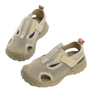 JEEP儿童运动凉鞋包头夏季涉水溯溪鞋男童女童网面透气沙滩鞋男孩