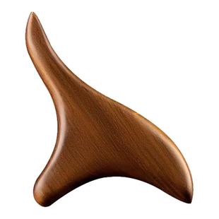 木质三角雀按摩器足疗棒足底刮痧板牛角点穴笔脚底穴位按摩棒工具