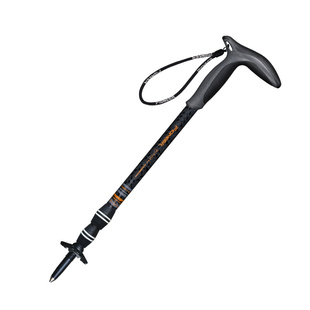 开拓者碳纤维内锁t柄弯柄登山杖手杖户外徒步拐杖拐棍爬山装备