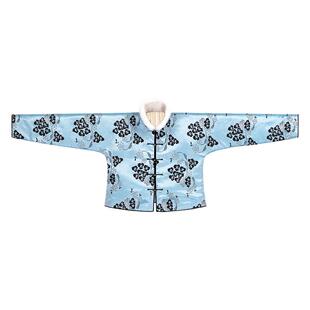 霜叶梦溪丨一城风絮丨秋冬中式提花唐装毛毛外套民国风上衣夹棉袄