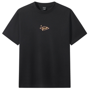 【财富环绕】卡宾重磅印花短袖T恤男装夏季新款潮流圆领上衣潮牌