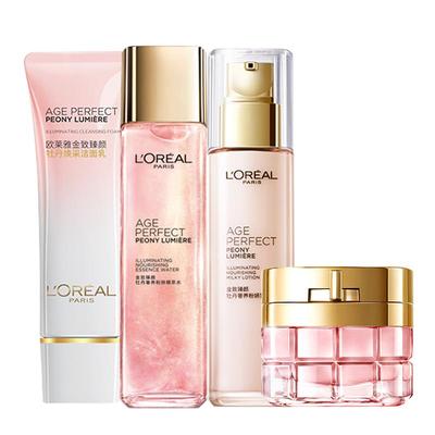欧莱雅牡丹水乳套装补水保湿紧致