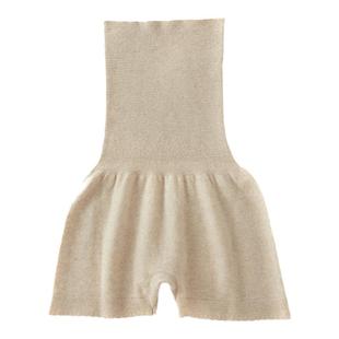 蒙古国进口原色原绒羊绒保暖护腰腹高腰短裤女暖宫暖胃打底裤睡裤