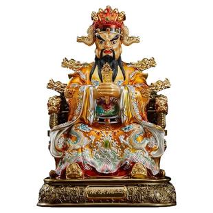 圆通树脂彩绘五爷佛像五台山广济龙王菩萨五爷像供奉财神爷龙五爷