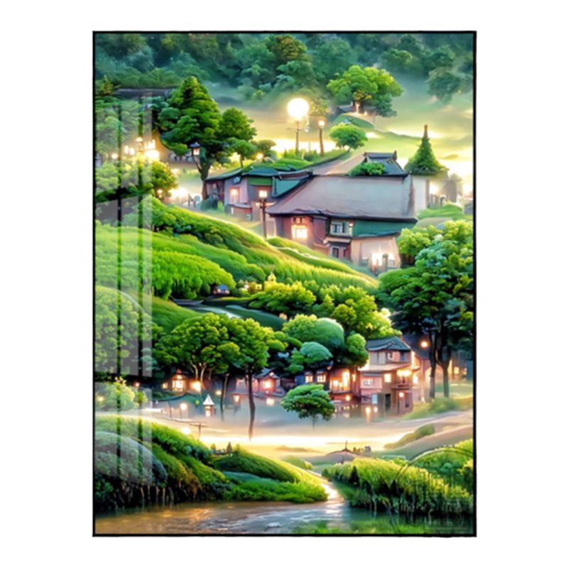 钻石画满钻宫崎骏梦幻房屋