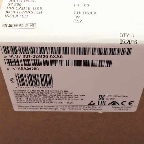 议价6ES7901-3DB30-0XA0西门子S7-200CNPLC专用USB/PPI编程电缆PC