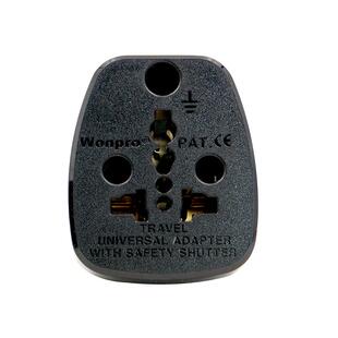 台湾稳不落万能转换插头国内转大南非转换器戴森三圆脚英标转换头