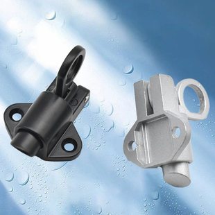 飞机插销锁实心铝合金弹簧栓子推拉门木门栓锁扣关窗自动平开窗自