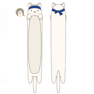 坛九 SQ官方周边 好长好长的拉面猫 毛绒抱枕公仔娃娃