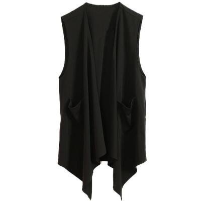 男装韩版薄款开衫马甲背心