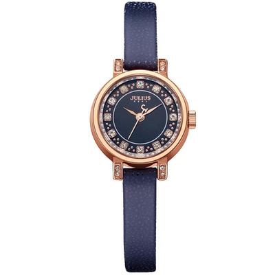 julius聚利时正品手表水钻小表盘