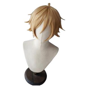 【第二氏】玉子市场 大路饼藏 少年翻翘 男主 金棕色 COS假发 V04