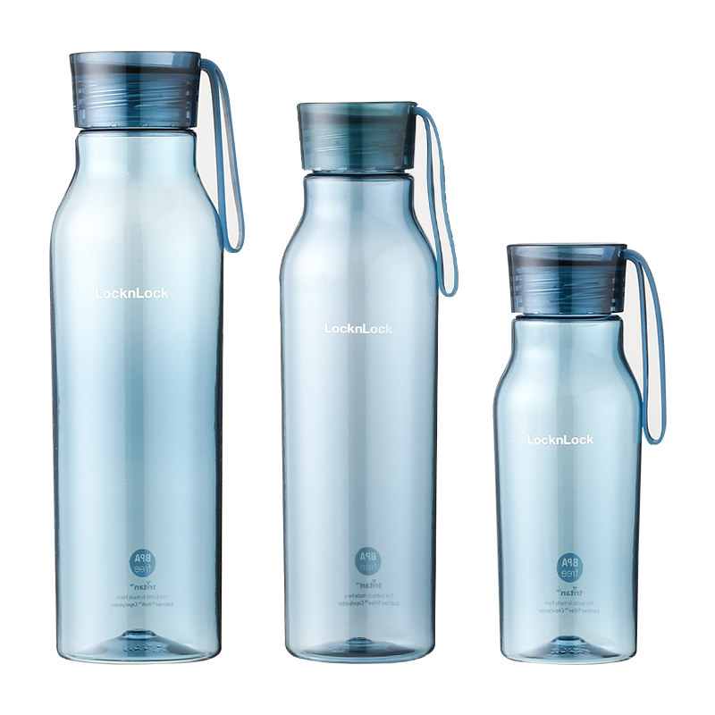 乐扣乐扣塑料水杯女男便携时尚简约夏季情侣杯学生运动水壶茶杯子