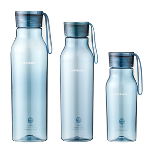 乐扣乐扣塑料水杯女男便携时尚简约夏季情侣杯学生运动水壶茶杯子