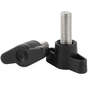 304不锈钢Z型塑料手拧螺丝胶头一字把手调节T形手柄螺钉M4M5M6M8