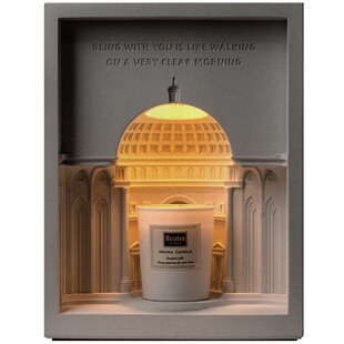 壁光里原创圣殿香薰融蜡灯万神殿氛围香氛蜡烛摆件卧室融烛香薰灯