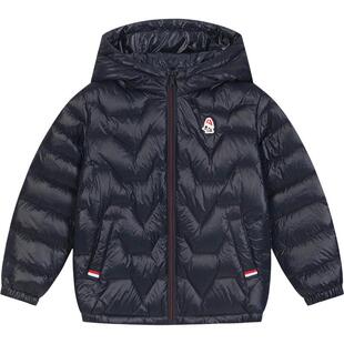 暇步士童装儿童羽绒服冬装新款男童简约时尚外套女童保暖轻薄羽