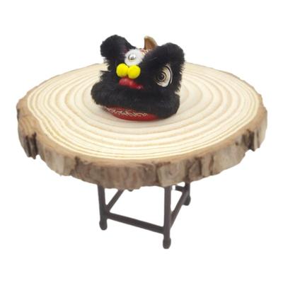 醒狮汽车摆件保平安卡通可爱狮头