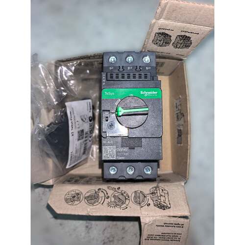 可维修议价  GV3P40电机断路器TeSys系列3P3040A带原包装盒包邮售