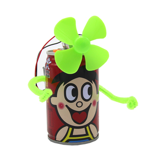 易拉罐电风扇废物利用环保科技小制作手工科学实验玩具变废为宝