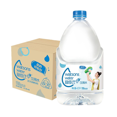 8桶屈臣氏饮用水4.5L大桶水整箱