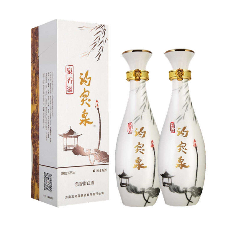 趵突泉白酒泉香358趵突泉泉香山东济南特产官方商务用酒白酒整箱