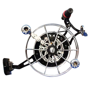 新款胜利牌风筝轮背带轮变速轮合金不锈钢碟刹手刹大万向加长摇臂