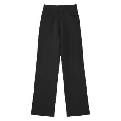 90鹅绒微喇羽绒裤女外穿2026新款