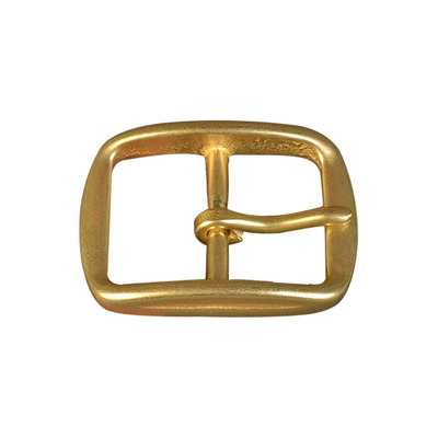 男士实心黄铜针扣皮带扣日字扣头