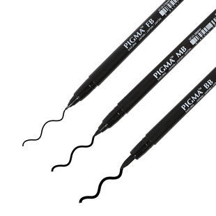 ulebbe优乐彼秀丽笔软笔书法练字专用签名签字笔大楷中楷小楷字钢笔美术生字帖笔软自带笔锋的中性笔毛笔抄经