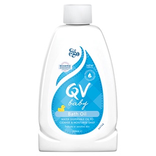 Ego QV婴儿沐浴油新生初生宝宝二合一洗护专用乳液儿童洗澡泡澡油