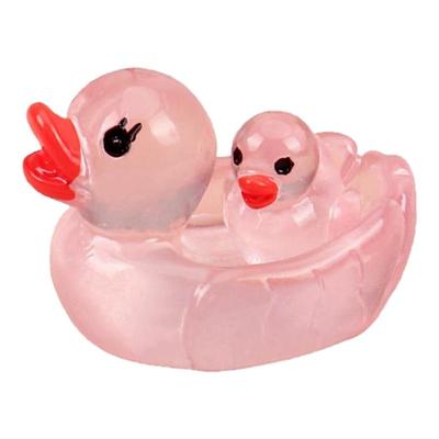夜光小鸭子玩具模型摆件
