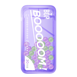 BOP口香爆珠清新口气腔糖丸薄荷持久型女生白桃双味啵啵便携接吻