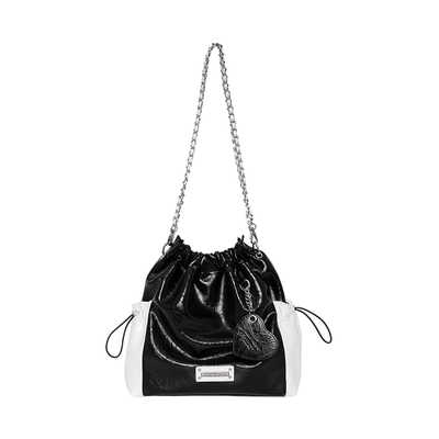 少女心球原创 灵感日常垃圾袋 春夏百搭通勤大容量单肩双肩斜挎包