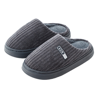 棉拖鞋男士特大码秋冬季4849
