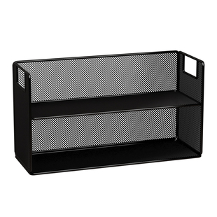 办公桌置物架办公室收纳架工位整理架分层文件架桌面简易架子杯架