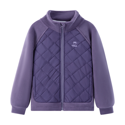 迪士尼女童羽绒棉保暖棉服外套