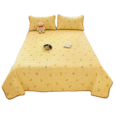 卡通星星人床盖三件套四季通用