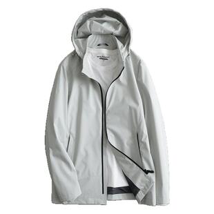 春季日系夹克男高端休闲可脱卸帽男装春秋外套透气上衣薄款春装